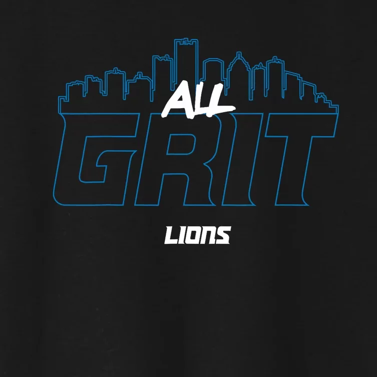 Lions All Grit Women's Crop Top Tee