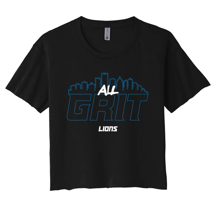 Lions All Grit Women's Crop Top Tee