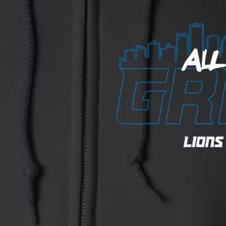 Lions All Grit Full Zip Hoodie