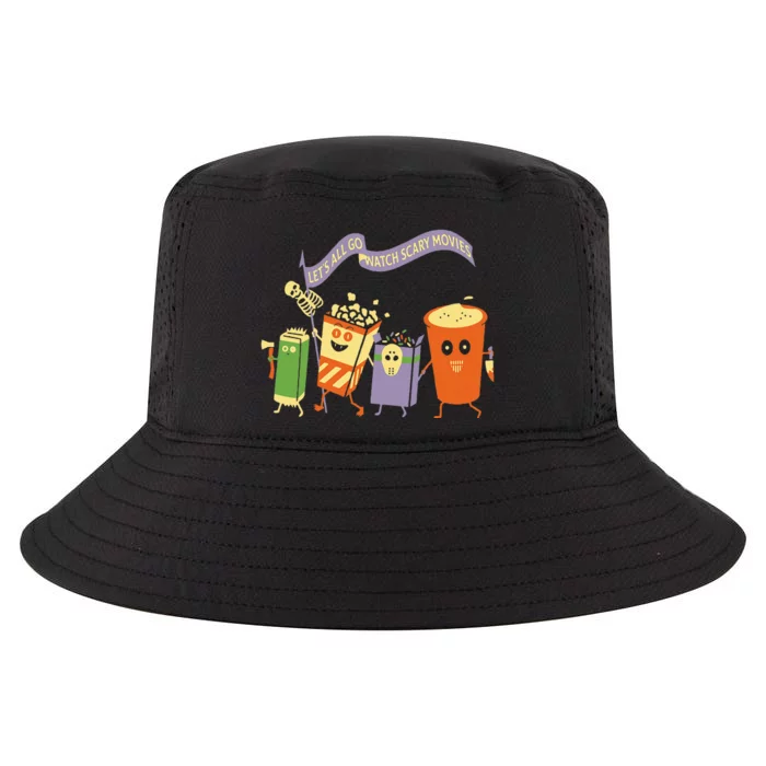 LetS All Go Watch Scary Movies Cool Comfort Performance Bucket Hat