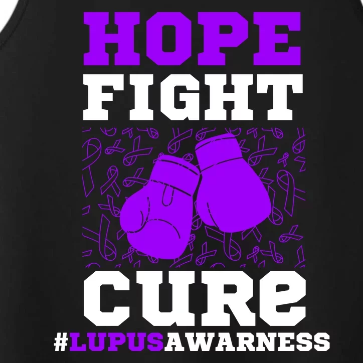 Lupus Awareness Hope Fight Cure Performance Tank