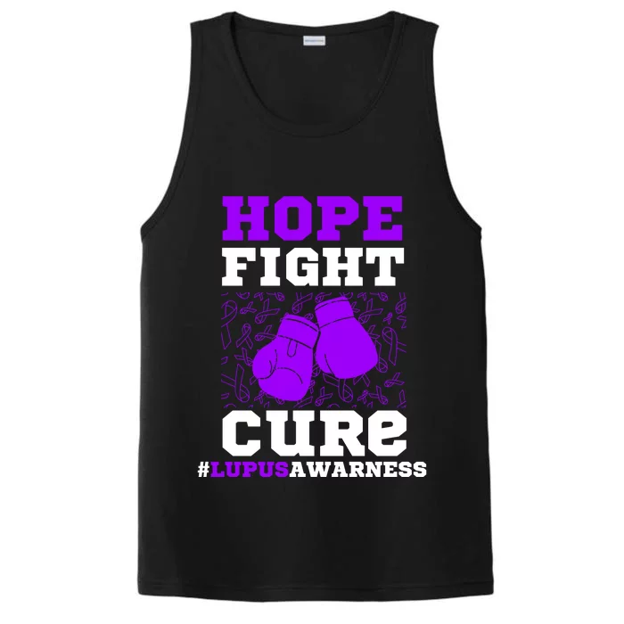 Lupus Awareness Hope Fight Cure Performance Tank