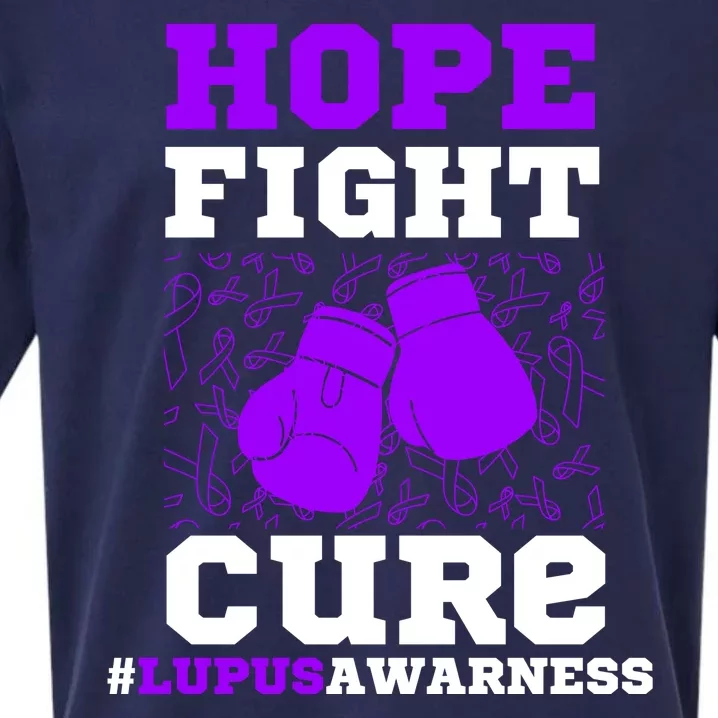 Lupus Awareness Hope Fight Cure Sueded Cloud Jersey T-Shirt