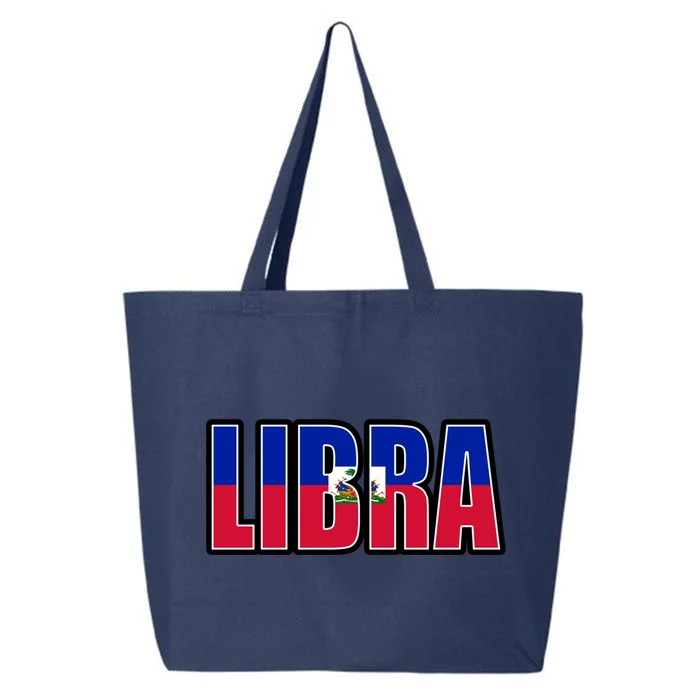 Libra And Haitian Zodiac And Heritage Pride Cool Gift 25L Jumbo Tote