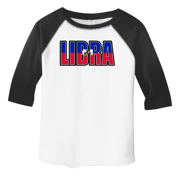 Libra And Haitian Zodiac And Heritage Pride Cool Gift Toddler Fine Jersey T-Shirt