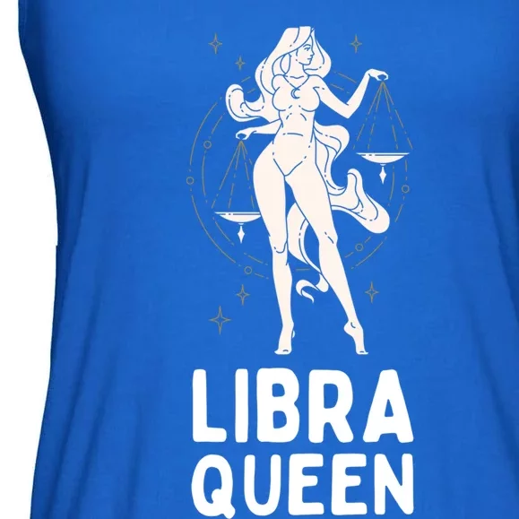 Libra Astrology Horoscope Zodiac Libra Queen Gift Ladies Essential Flowy Tank