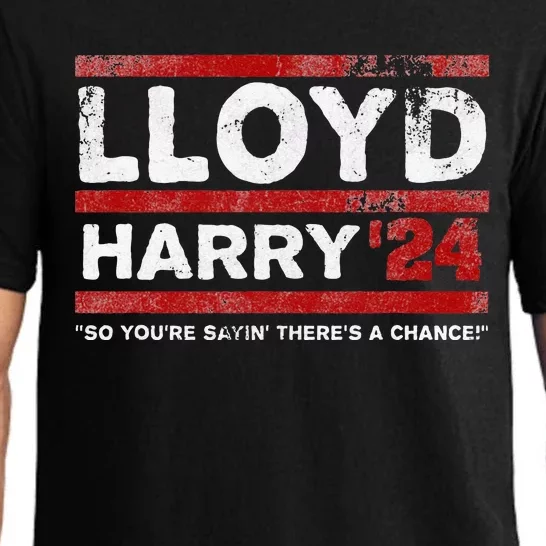 Lloyd And Harry Election 2024 Dumb And Dumber Politics Humor Pajama Set