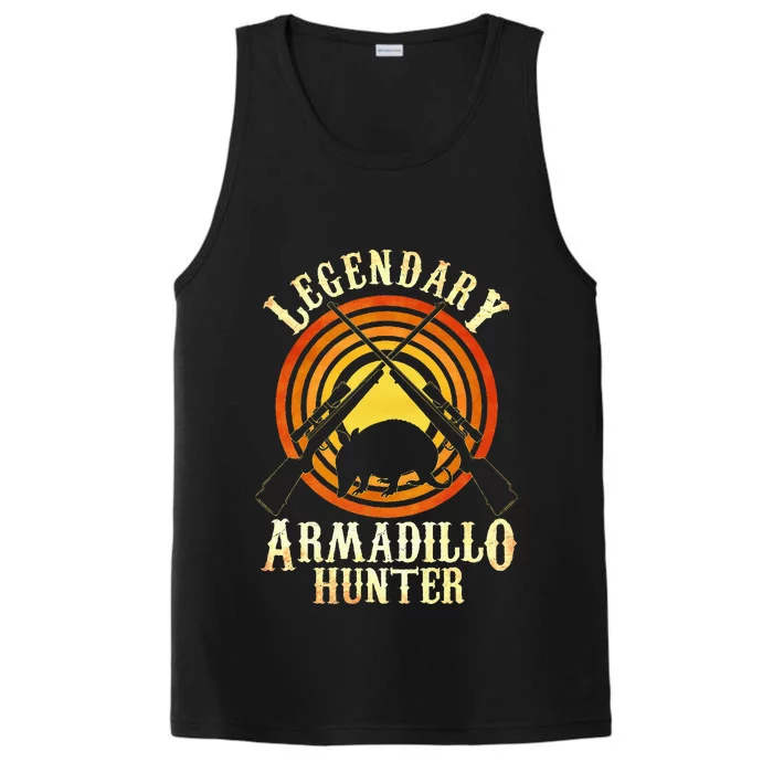 Legendary Armadillo Hunter Armadillo Armadillo Lover Performance Tank