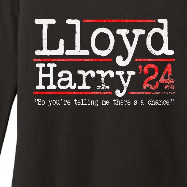 Lloyd and Harry Election 2024 Dumb n Dumber politics humor Womens CVC Long Sleeve Shirt