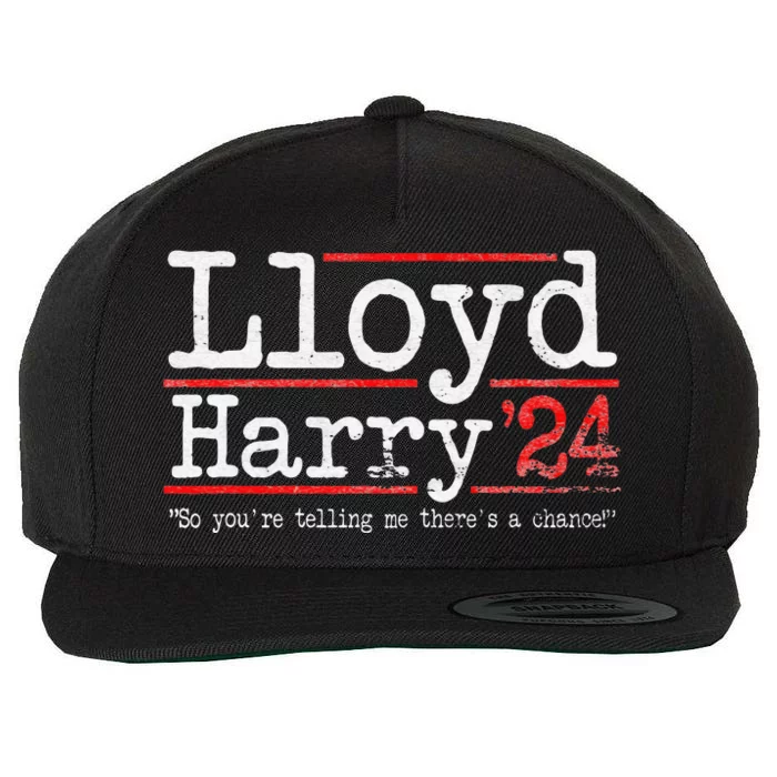 Lloyd and Harry Election 2024 Dumb n Dumber politics humor Wool Snapback Cap