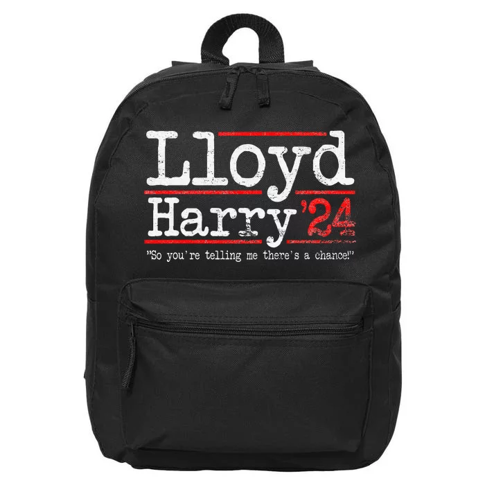 Lloyd and Harry Election 2024 Dumb n Dumber politics humor 16 in Basic Backpack