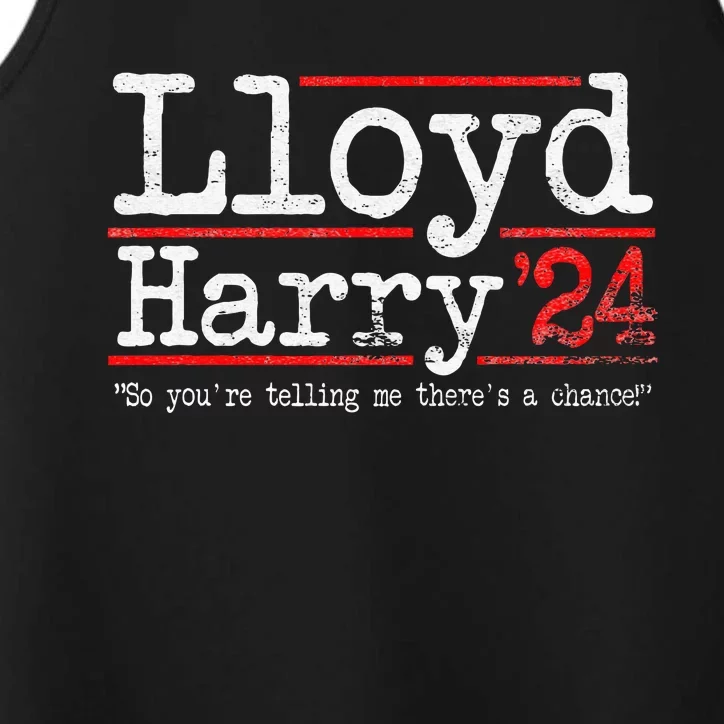 Lloyd and Harry Election 2024 Dumb n Dumber politics humor Performance Tank