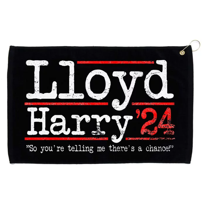 Lloyd and Harry Election 2024 Dumb n Dumber politics humor Grommeted Golf Towel