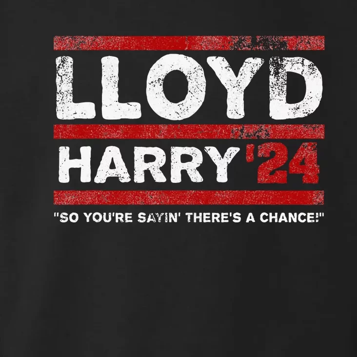 Lloyd and Harry Election 2024 Dumb and Dumber politics humor Toddler Hoodie