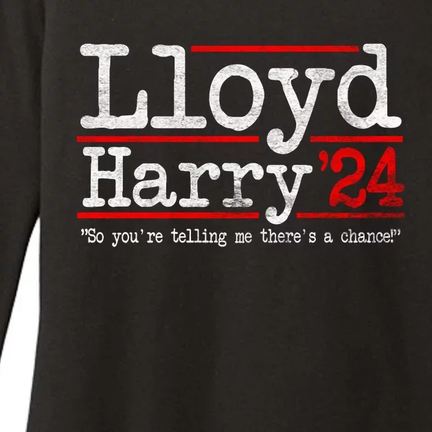 Lloyd And Harry Election 2024 Dumb N Dumber Politics Humor Womens CVC Long Sleeve Shirt