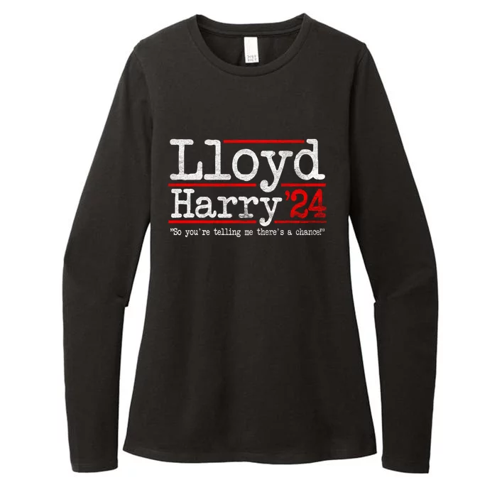 Lloyd And Harry Election 2024 Dumb N Dumber Politics Humor Womens CVC Long Sleeve Shirt