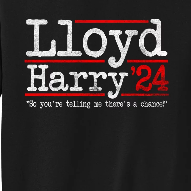 Lloyd And Harry Election 2024 Dumb N Dumber Politics Humor Tall Sweatshirt