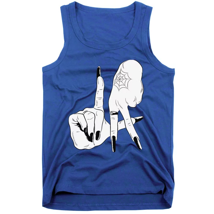 Los Angeles Hands Cool LA Witch Hand Sign Halloween Tank Top