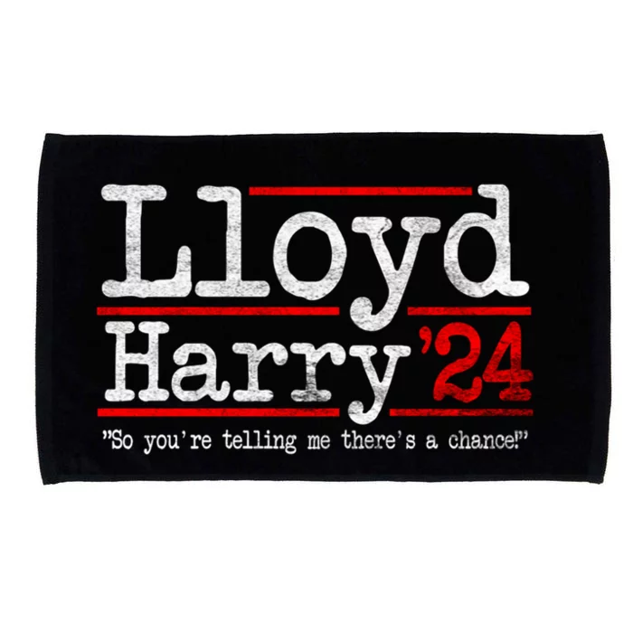 Lloyd And Harry Election 2024 Dumb N Dumber Politics Humor Cute Gift Microfiber Hand Towel