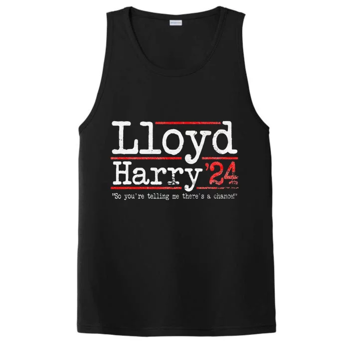 Lloyd and Harry Election 2024 Dumb n Dumber politics humor Performance Tank