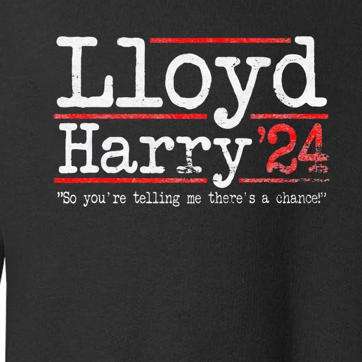 Lloyd and Harry Election 2024 Dumb n Dumber politics humor Toddler Sweatshirt