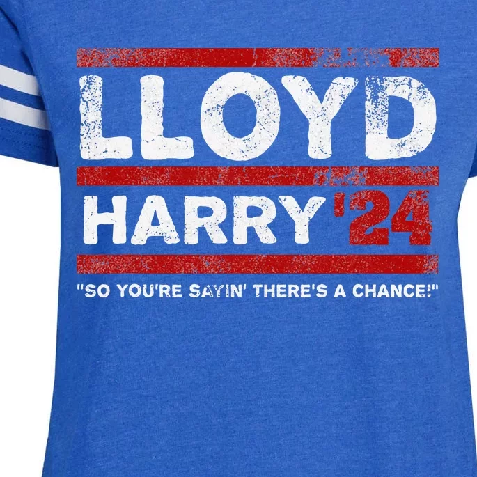 Lloyd and Harry Election 2024 Dumb and Dumber politics humor Enza Ladies Jersey Football T-Shirt