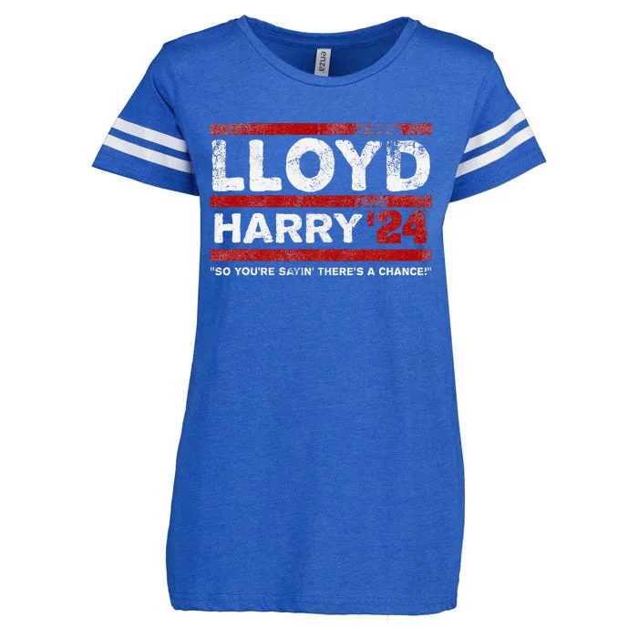 Lloyd and Harry Election 2024 Dumb and Dumber politics humor Enza Ladies Jersey Football T-Shirt