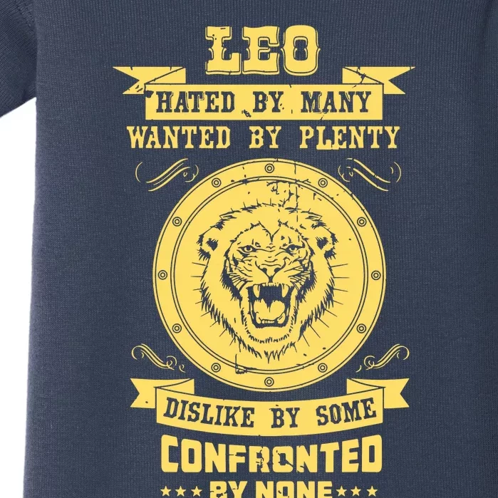 Lion Astrology Horoscope Sign Leo Zodiac Baby Bodysuit