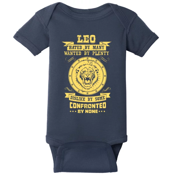 Lion Astrology Horoscope Sign Leo Zodiac Baby Bodysuit