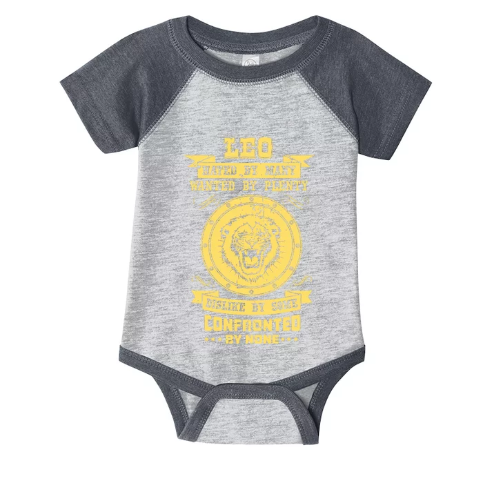 Lion Astrology Horoscope Sign Leo Zodiac Infant Baby Jersey Bodysuit