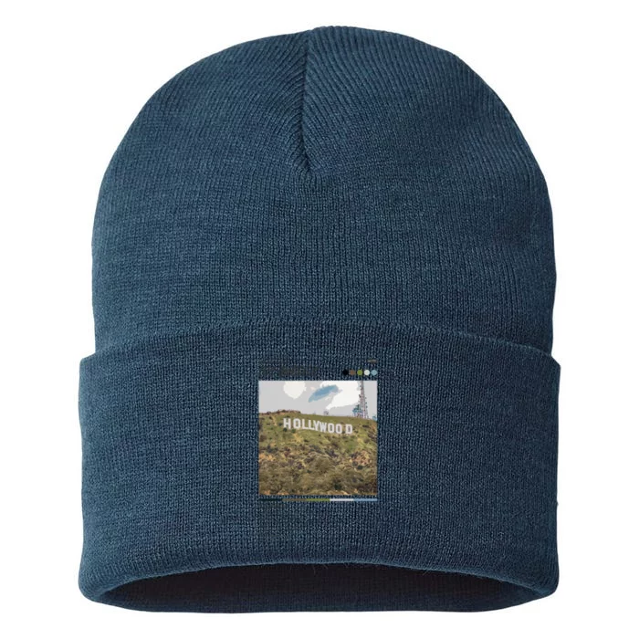 Los Angeles Infographic Sustainable Knit Beanie