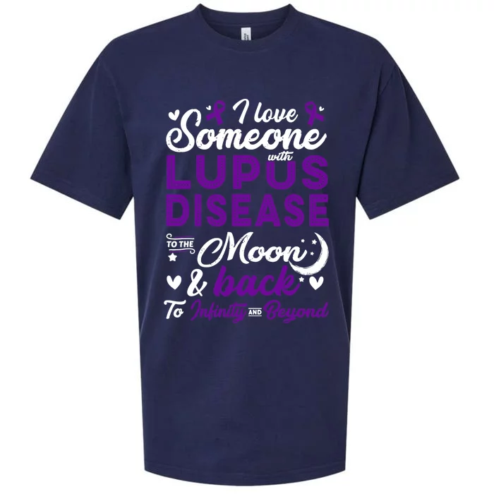 Lupus Awareness, I Love Someone With Lupus, Lupus Nephritis Sueded Cloud Jersey T-Shirt