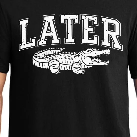 Later Alligator In A While Crocodile Gator Pajama Set