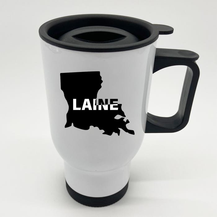 Laine Louisiana Front & Back Stainless Steel Travel Mug