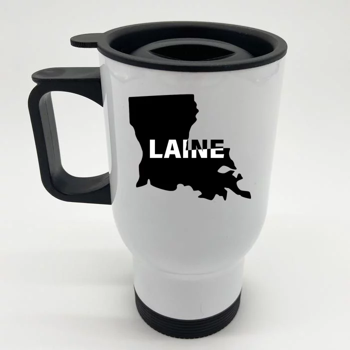 Laine Louisiana Front & Back Stainless Steel Travel Mug