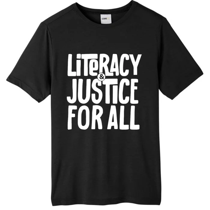 Literacy And Justice Reading Book Club ChromaSoft Performance T-Shirt