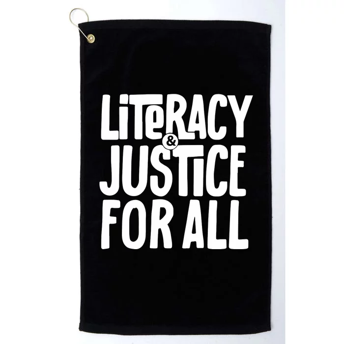 Literacy And Justice Reading Book Club Platinum Collection Golf Towel