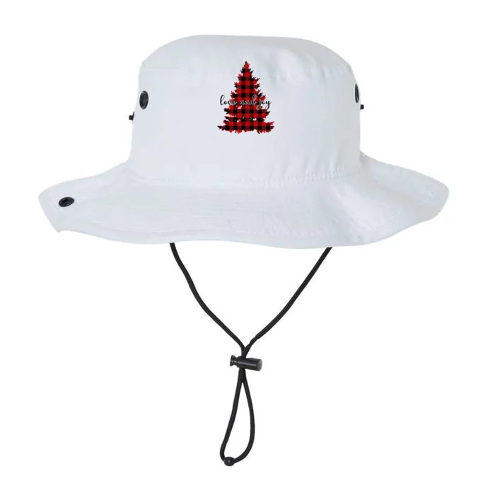 Love And Joy Checkered Christmas Tree Legacy Cool Fit Booney Bucket Hat