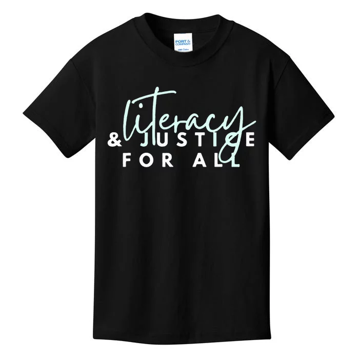 Literacy And Justice For All Kids T-Shirt