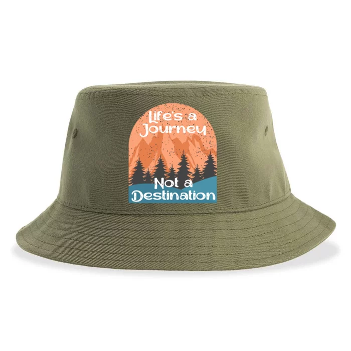 LifeS A Journey Not A Destination Sustainable Bucket Hat