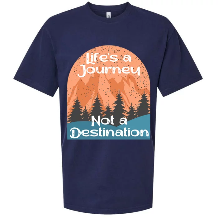 LifeS A Journey Not A Destination Sueded Cloud Jersey T-Shirt