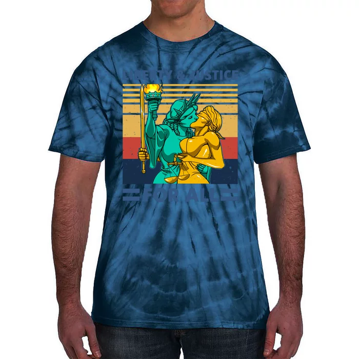 Liberty And Justice For All Tie-Dye T-Shirt