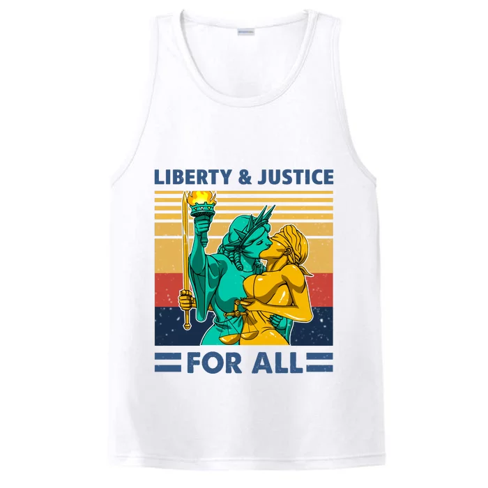 Liberty And Justice For All Performance Tank