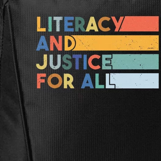 Literacy And Justice For All Protect Libraries Banned Books City Backpack