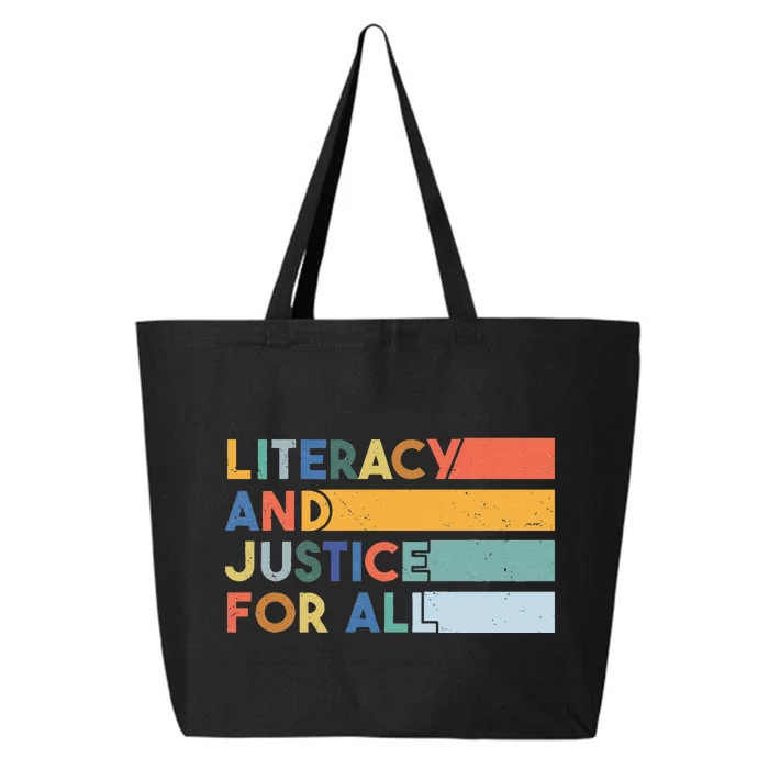 Literacy And Justice For All Protect Libraries Banned Books 25L Jumbo Tote