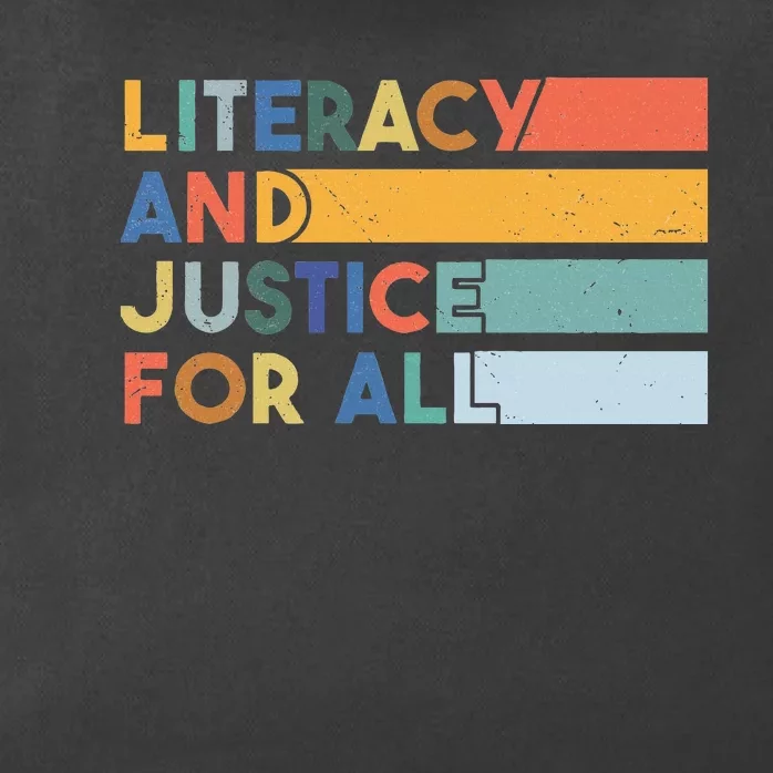 Literacy And Justice For All Protect Libraries Banned Books Zip Tote Bag