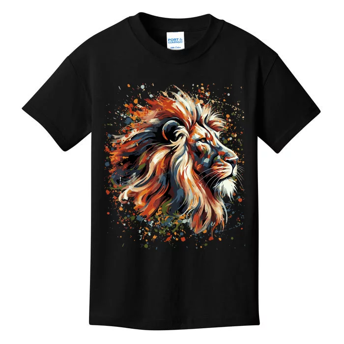 Lion Animal King Nature Graphic Kids T-Shirt