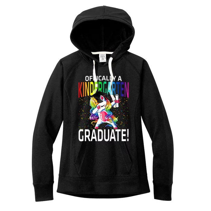 Ly A Kindergarten Graduate Unicorn Funny Gift Women's Fleece Hoodie