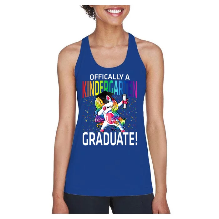 Ly A Kindergarten Graduate Unicorn Funny Gift Women's Racerback Tank