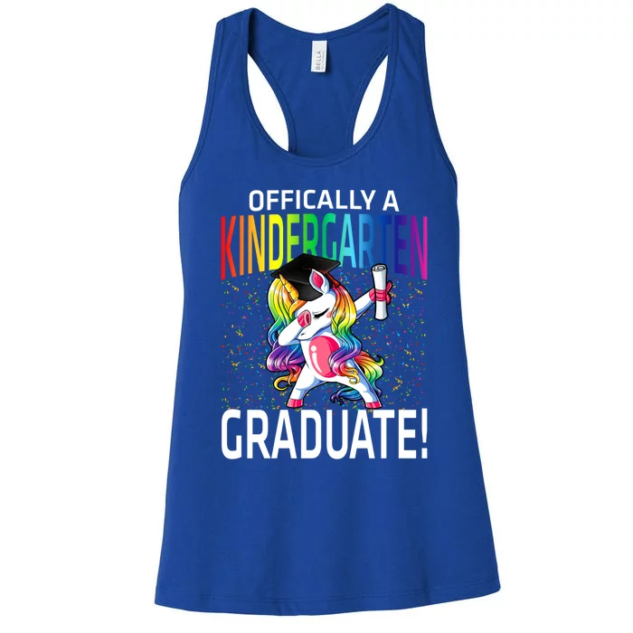 Ly A Kindergarten Graduate Unicorn Funny Gift Women's Racerback Tank